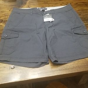 Dize 6 Eddie bauer cargo gray shorts nwt